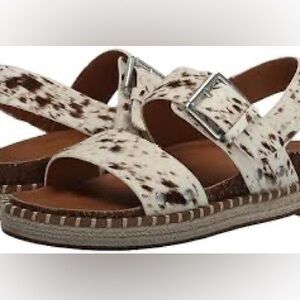 Lucky Brand Umora Cowhide Slingback Espadrille Platform Sandal (Women)